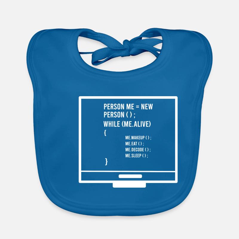 Codierung Programmierung Computerprogrammierer Baby Bio-Lätzchen