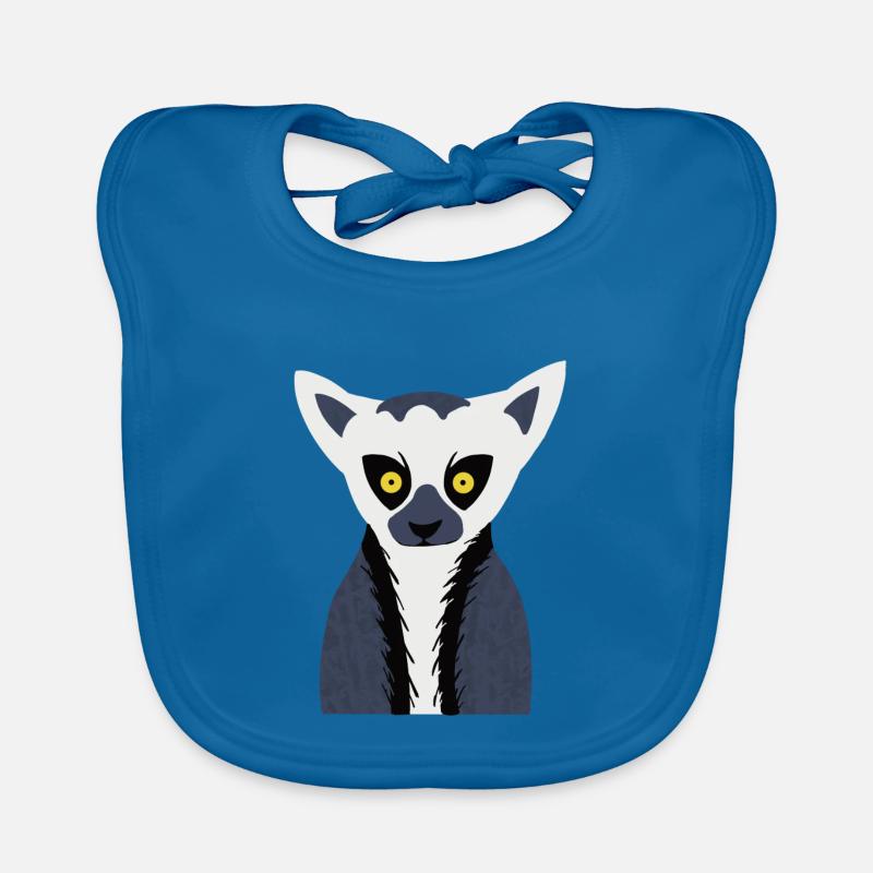 Lemur Affchen Bavoir bio Bébé
