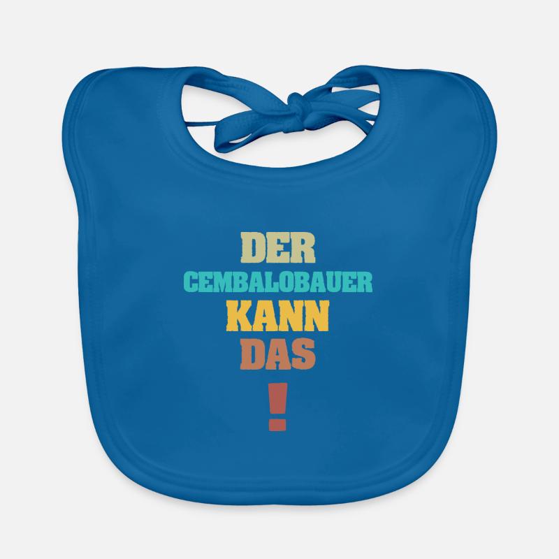 Harpsichord Maker as Funny Organic Baby Bibs