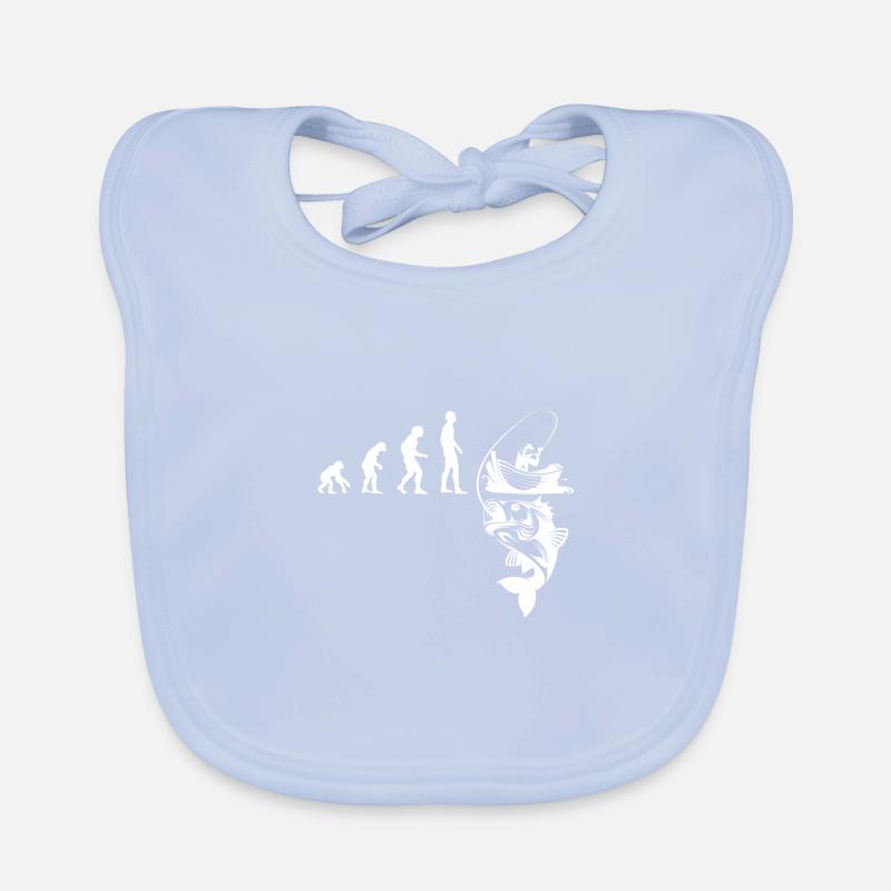 Evolution Pêcheur Pêche Pêche Pêche Pêche Bavoir bio Bébé