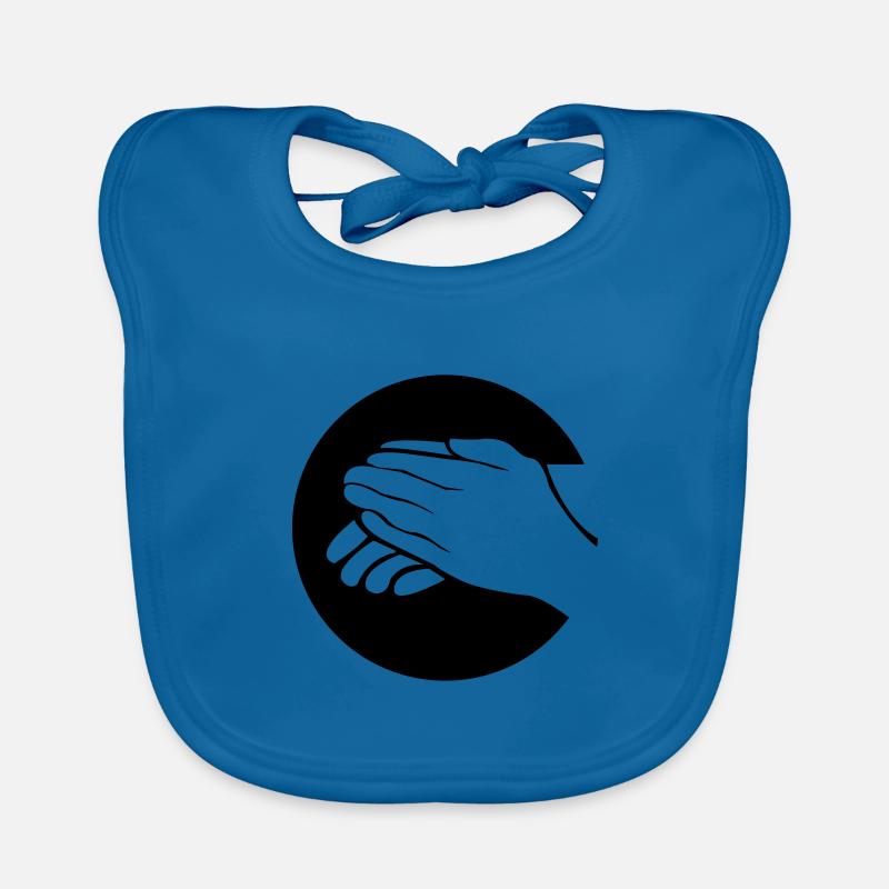 mains Bavoir bio Bébé