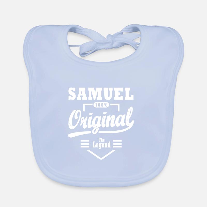 Samuel original Personalized gift name samuel Organic Baby Bibs