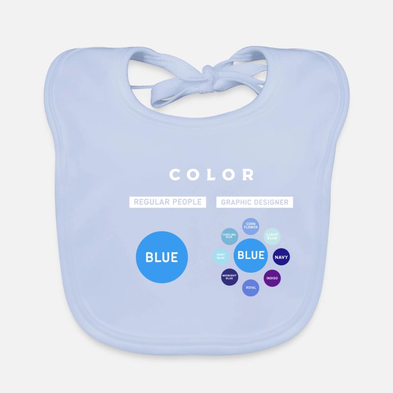 Graphiste designer graphique designer artiste Bavoir bio Bébé