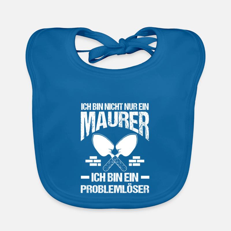 Master Bricklayer Journeyman Bricklayer Organic Baby Bibs