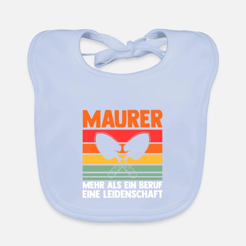 Master Bricklayer Journeyman Bricklayer Organic Baby Bibs