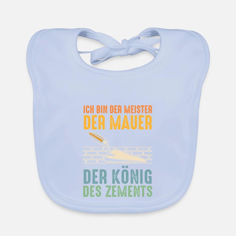 Master Bricklayer Journeyman Bricklayer Organic Baby Bibs