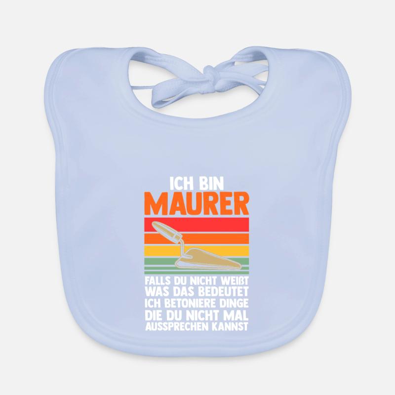 Master Bricklayer Journeyman Bricklayer Organic Baby Bibs