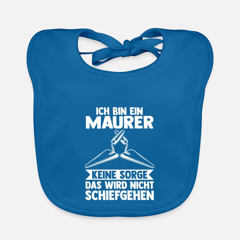 Master Bricklayer Journeyman Bricklayer Organic Baby Bibs