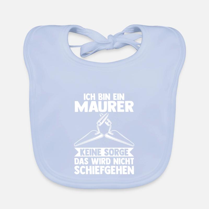 Master Bricklayer Journeyman Bricklayer Organic Baby Bibs
