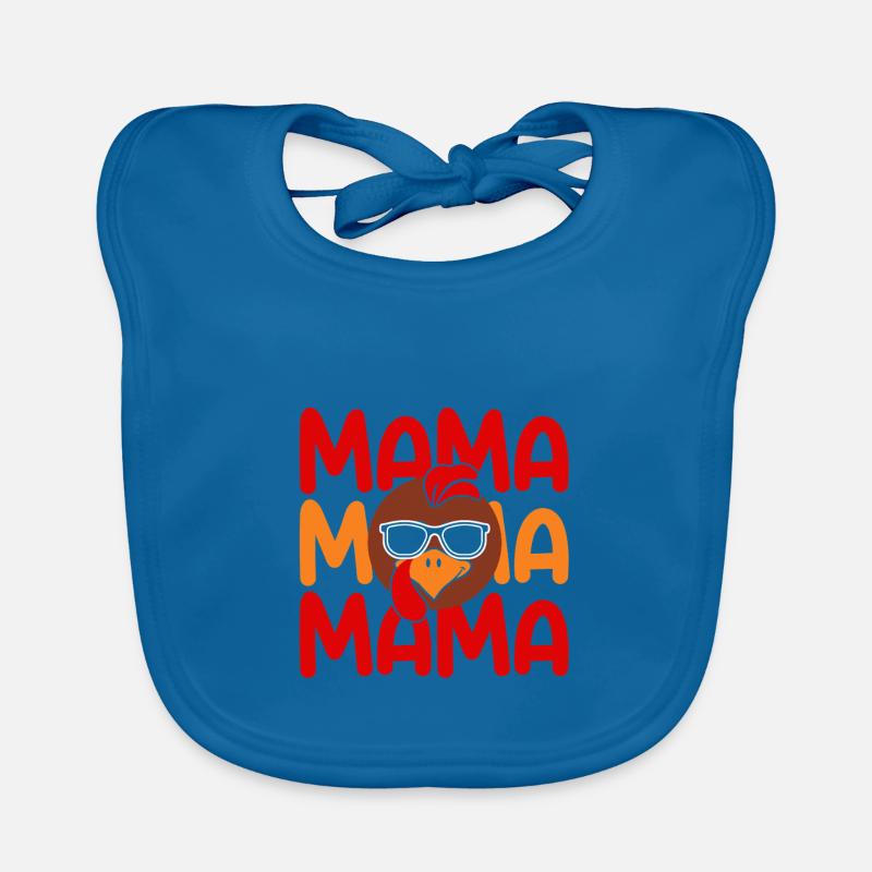 Truthahn Mama Mutter Truthahn Baby Bio-Lätzchen