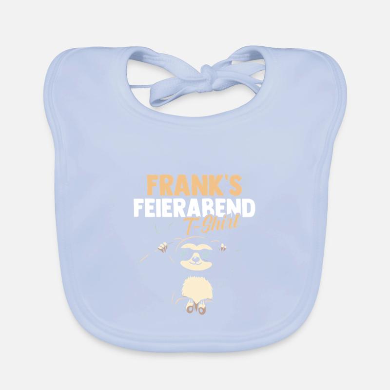 Sloth Frank Organic Baby Bibs