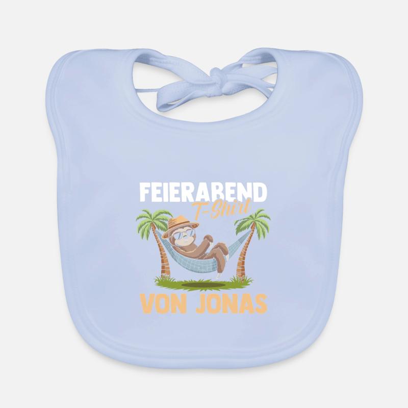 Sloth Jonas Organic Baby Bibs