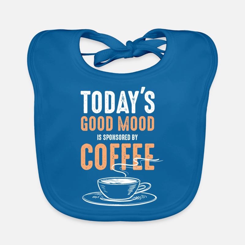 Coffee Quote Coffee Cup Organic Baby Bibs