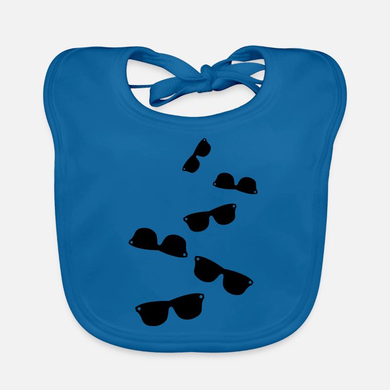 sunglasses icon symbol Organic Baby Bibs