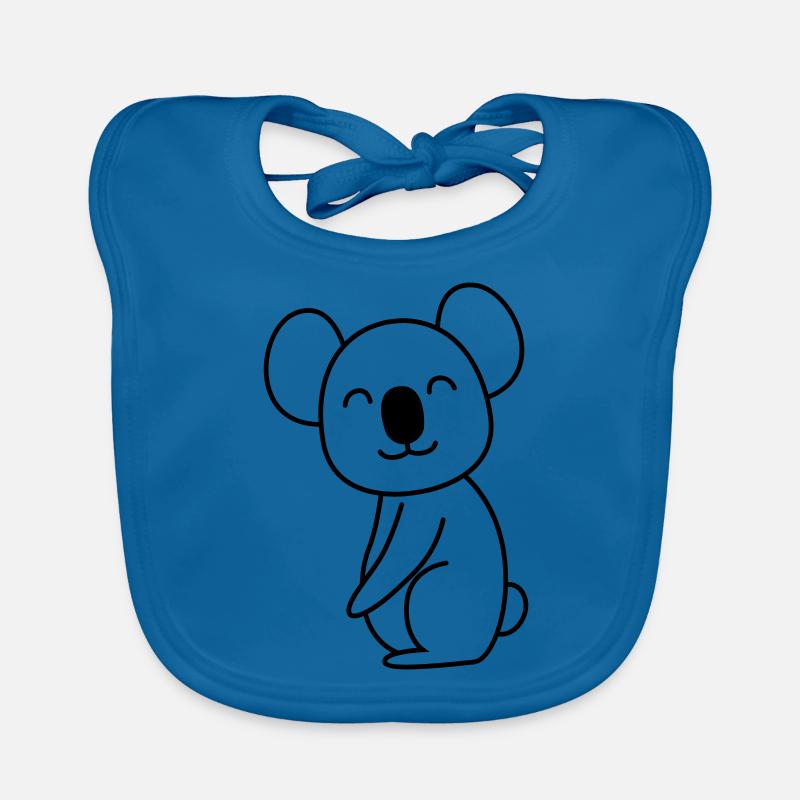 Koala Comic Tier Baby Bio-Lätzchen