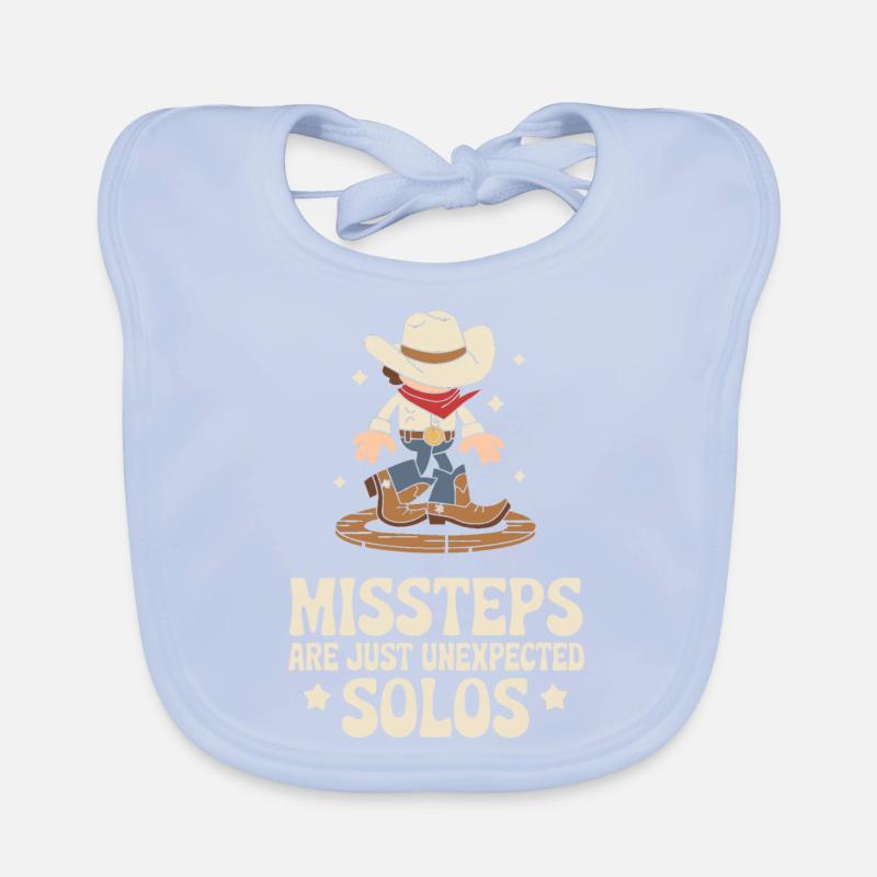 Line Dancing Dancing Dancers Organic Baby Bibs