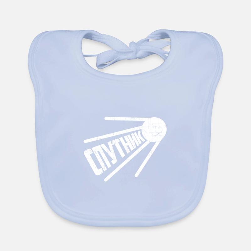 Spoutnik Satellite russe Russie Proverbe Soviet Bavoir bio Bébé