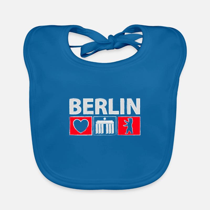 Berlin with heart Organic Baby Bibs