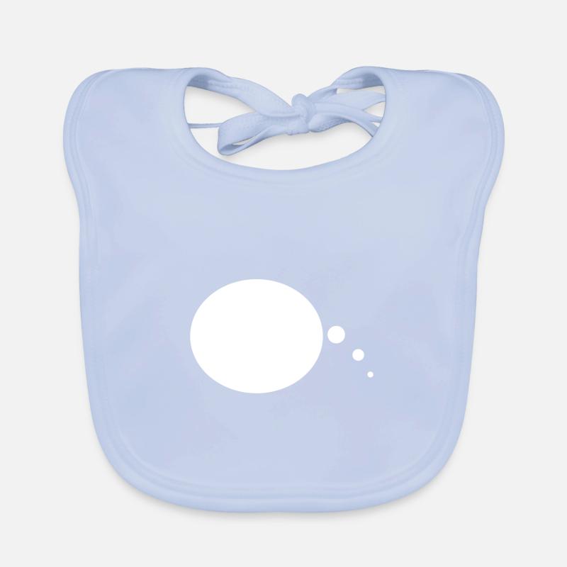 speech bubble Organic Baby Bibs
