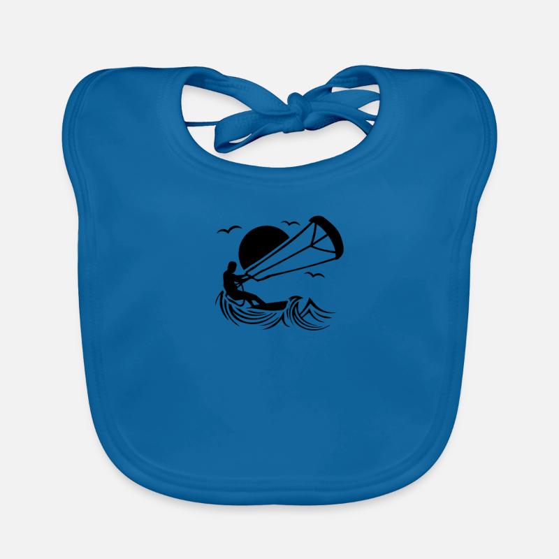 Kitesurfeurs Bavoir bio Bébé