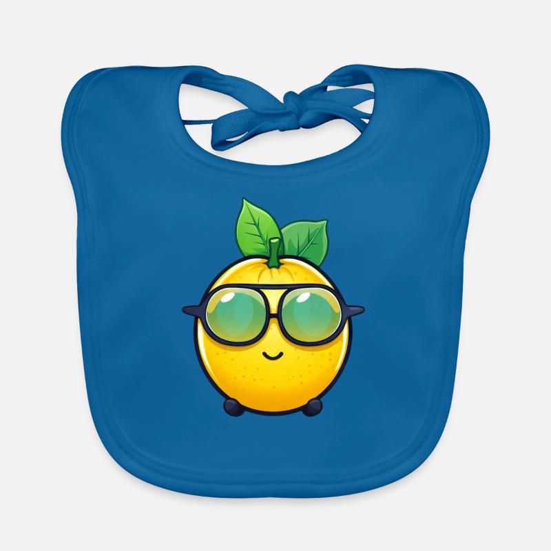 Cool Lemon - Refreshing Lemonade Design Organic Baby Bibs