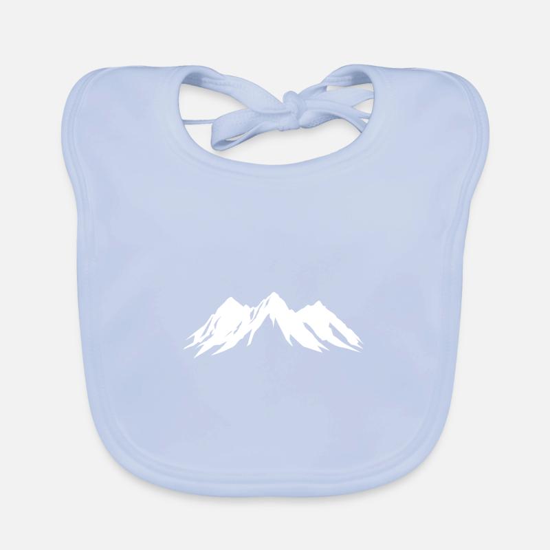 mountains Organic Baby Bibs