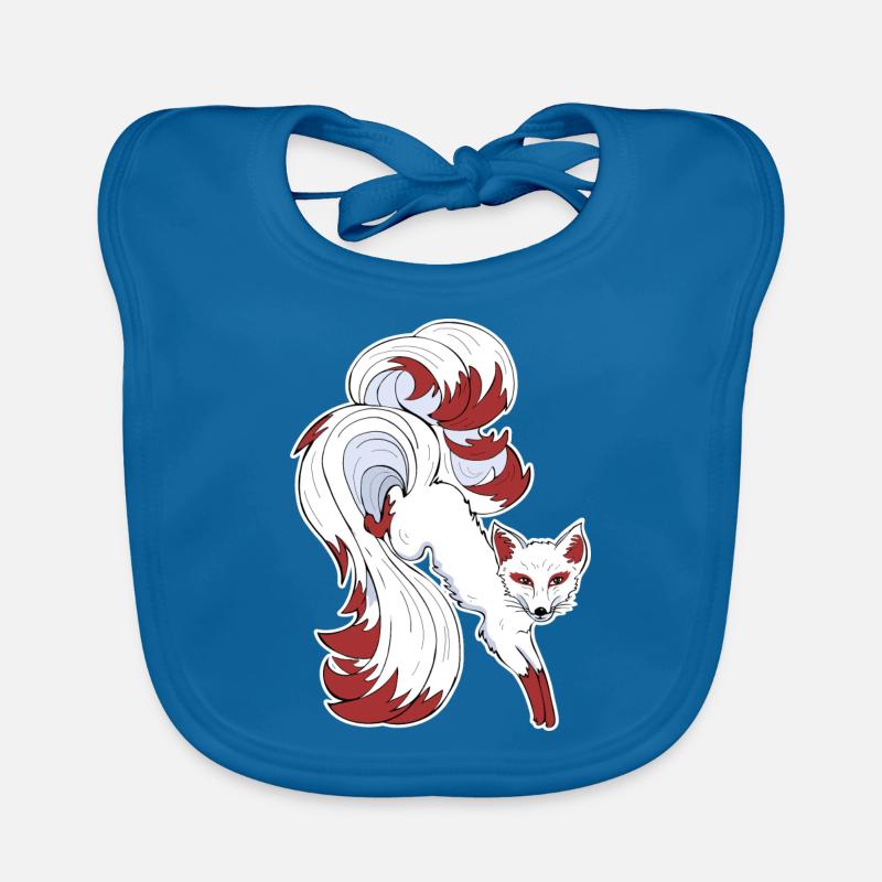 Nine-tailed fox Organic Baby Bibs