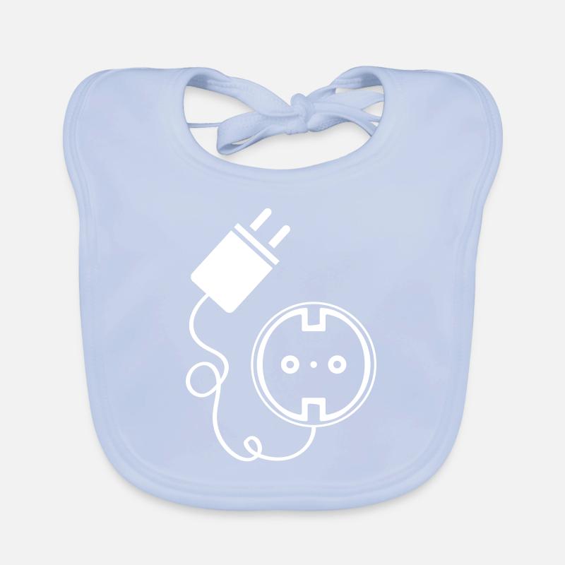 Socket Power Element Organic Baby Bibs