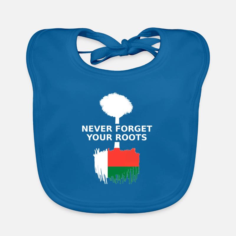 Madagaskar Never Forget Your Roots Baby Bio-Lätzchen