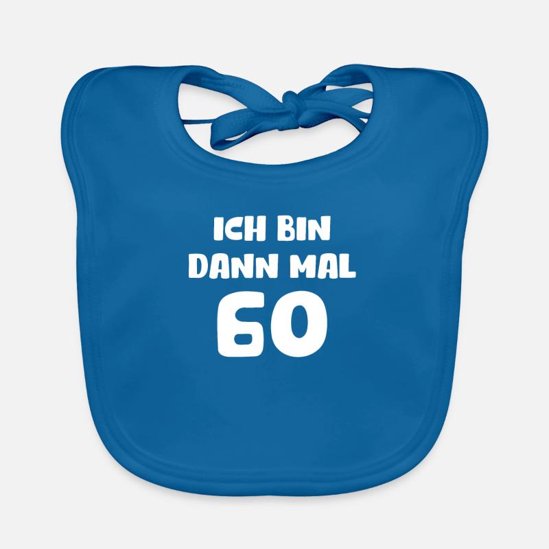 60. Geburtstag Geschenk Geburtstagskind 60 Jahre Baby Bio-Lätzchen