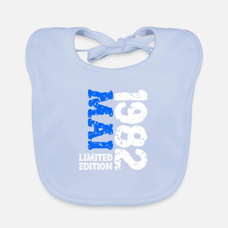 1982 Mai Limited Edition Geburtstag Geschenk Baby Bio-Lätzchen