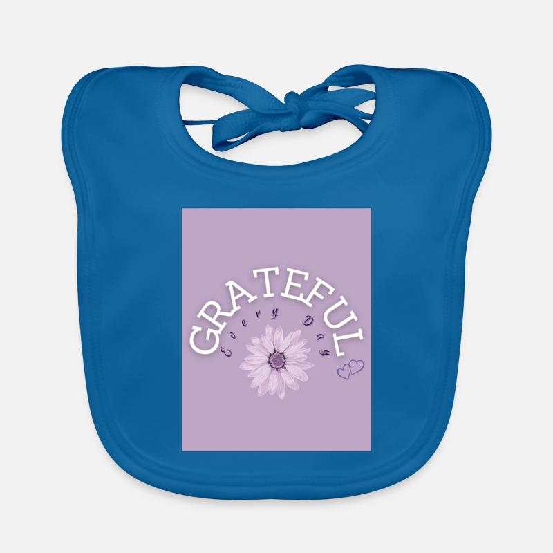 Grateful Every Day (conception positive) Bavoir bio Bébé