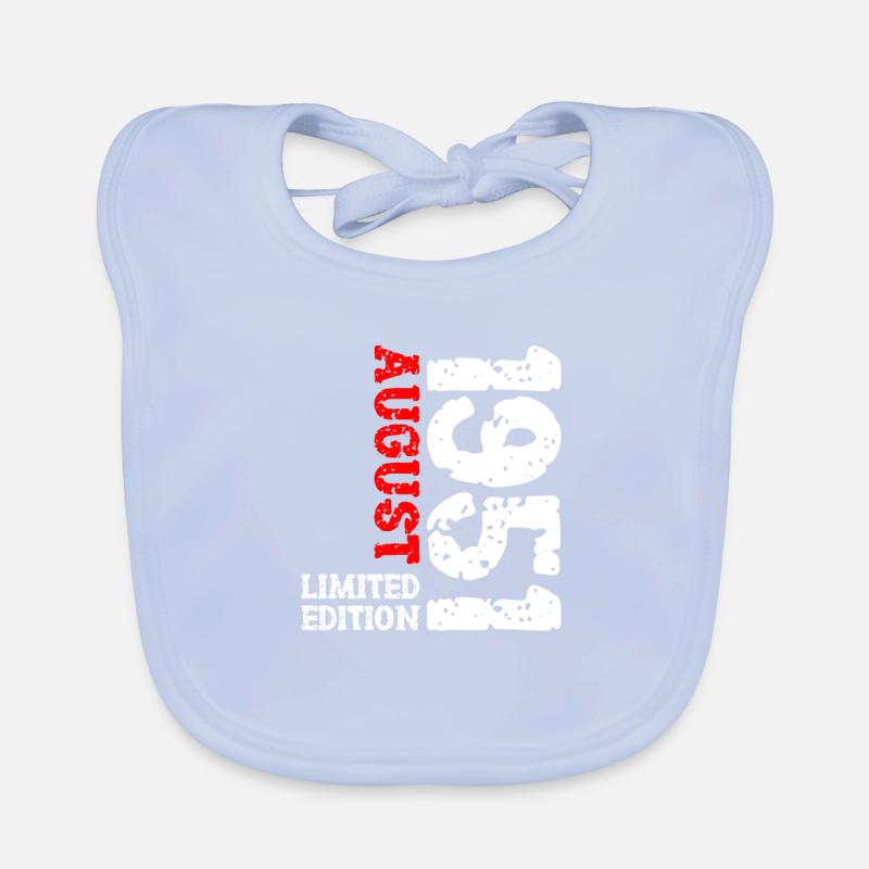 1951 Août Édition Limitée 72e Tenue d’anniversaire Bavoir bio Bébé