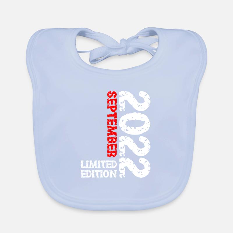 2022 September Limited Edition 1. Geburtstag Deko Baby Bio-Lätzchen