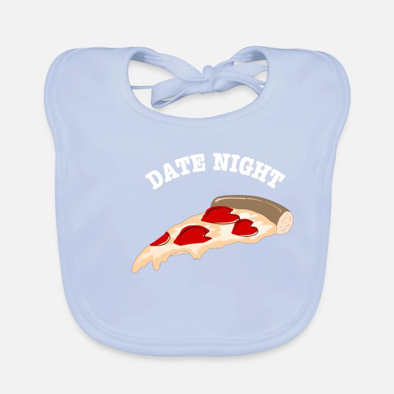 DateNightPizza Baby Bio-Lätzchen