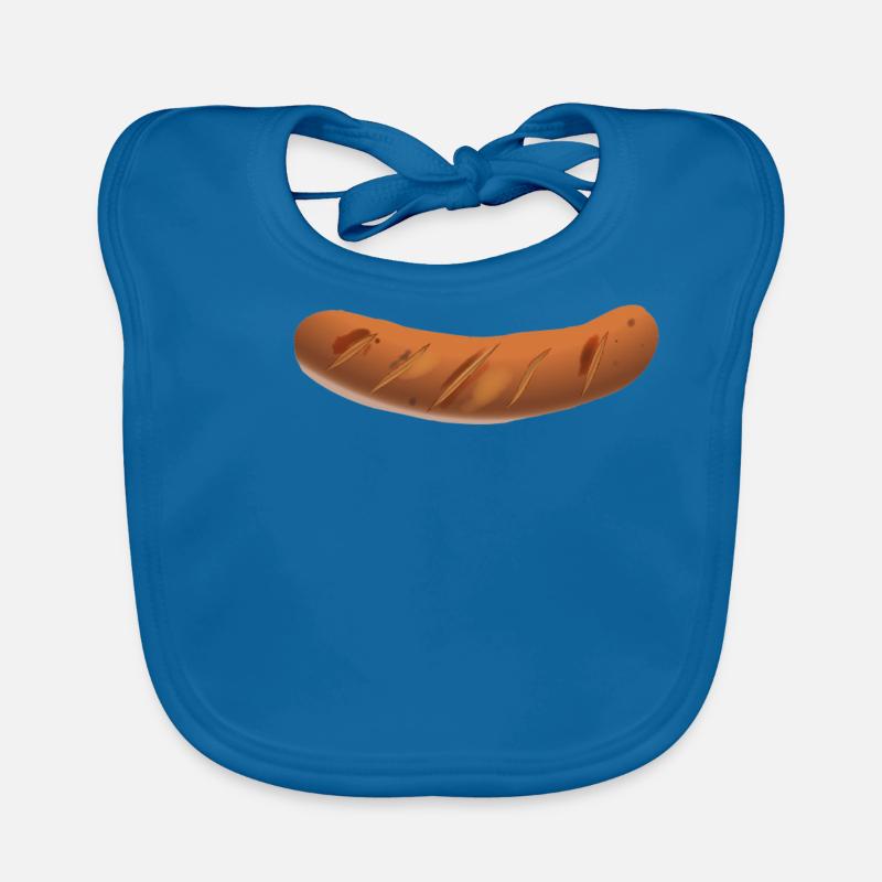 Wurst, Bratwurst Baby Bio-Lätzchen