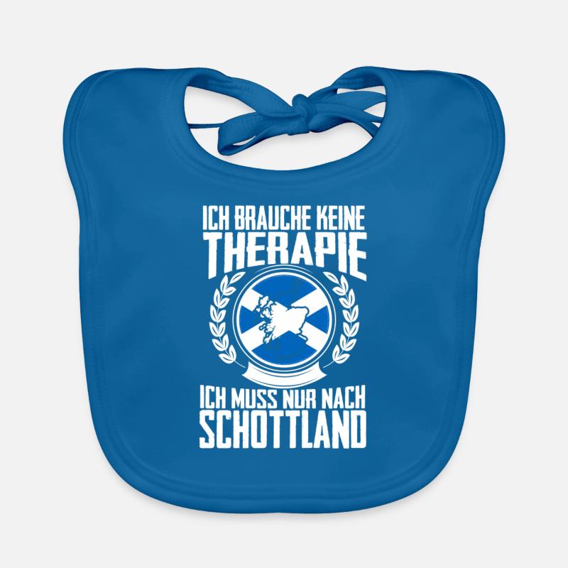 Therapie Schottland - Urlaub Geschenk Glasgow Skye Baby Bio-Lätzchen