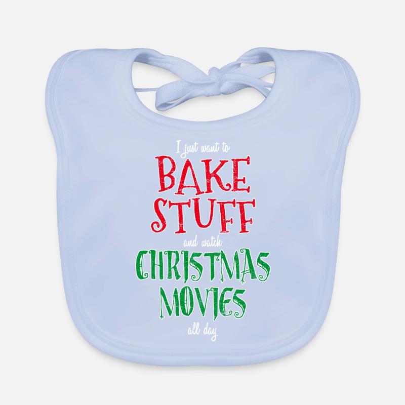 Bake Stuff Watch Filme Weihnachtskuchen Back Geschenk Baby Bio-Lätzchen
