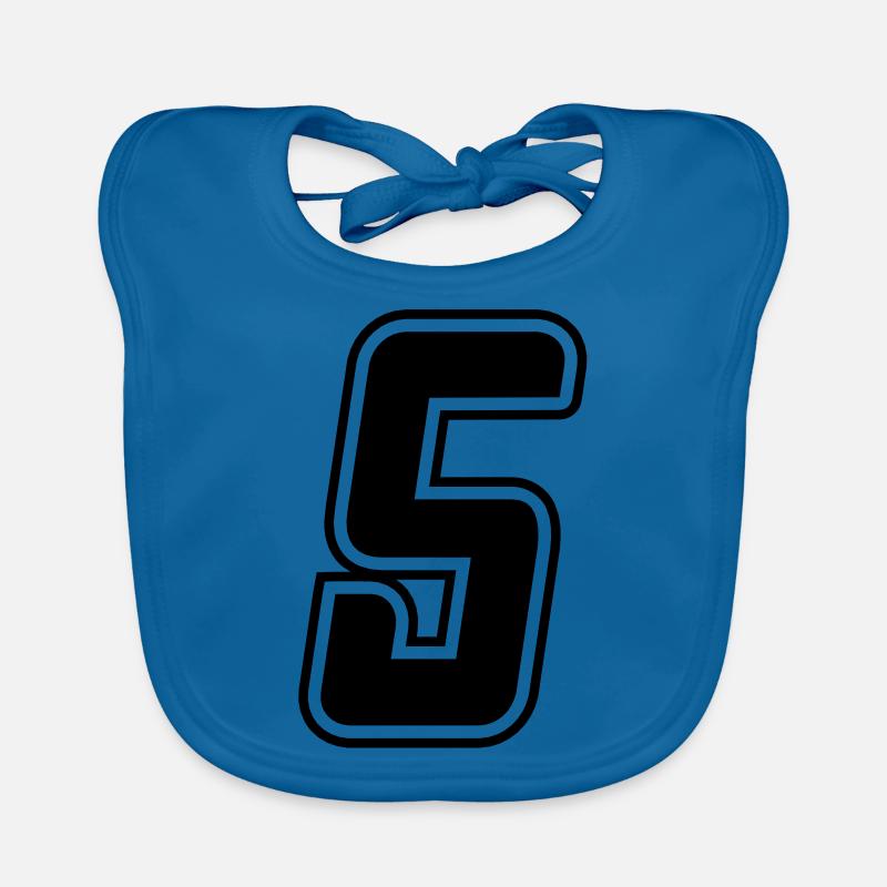 Numéro 5 Bavoir bio Bébé