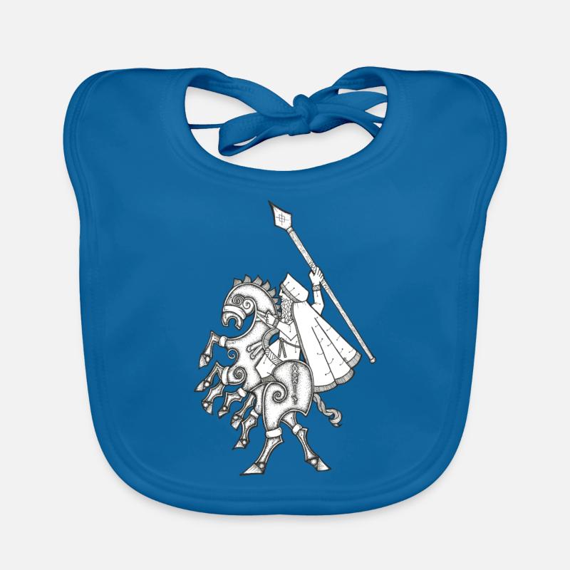 Odin, riding Sleipnir Organic Baby Bibs
