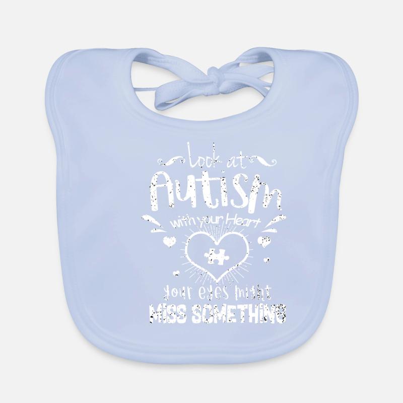 Autismus Baby Bio-Lätzchen