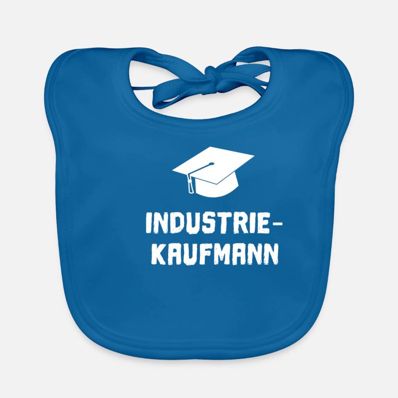 Industriekaufmann Absolvent Abschluss Baby Bio-Lätzchen