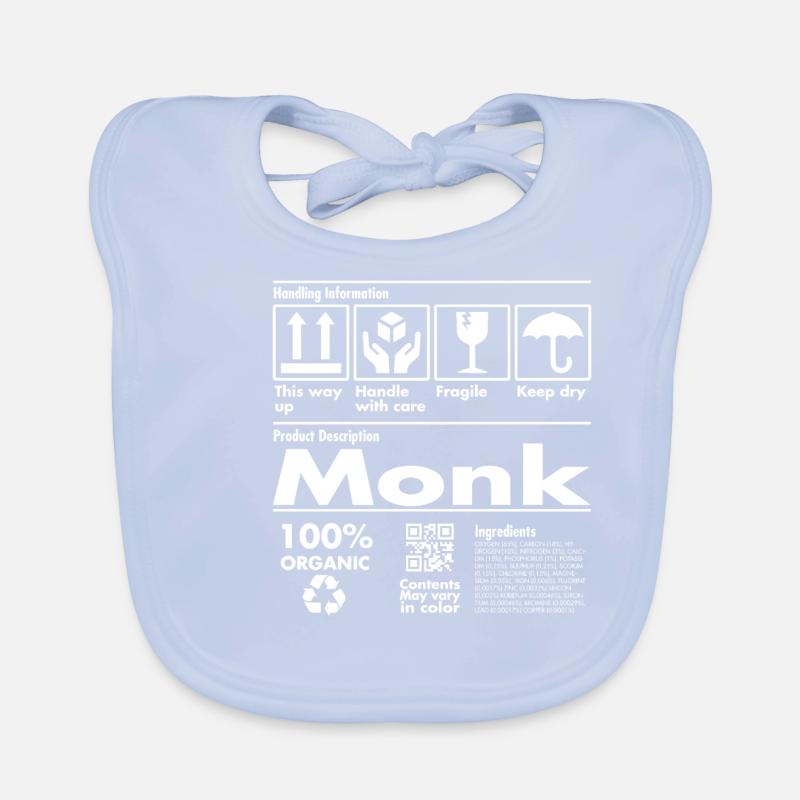 Description du produit Tshirt - Monk Edition Bavoir bio Bébé