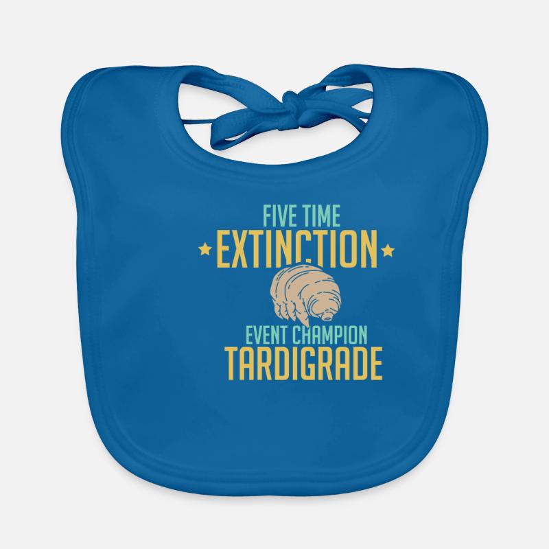 MICROBIOLOGY Five Time Extinction Tardigrade Organic Baby Bibs