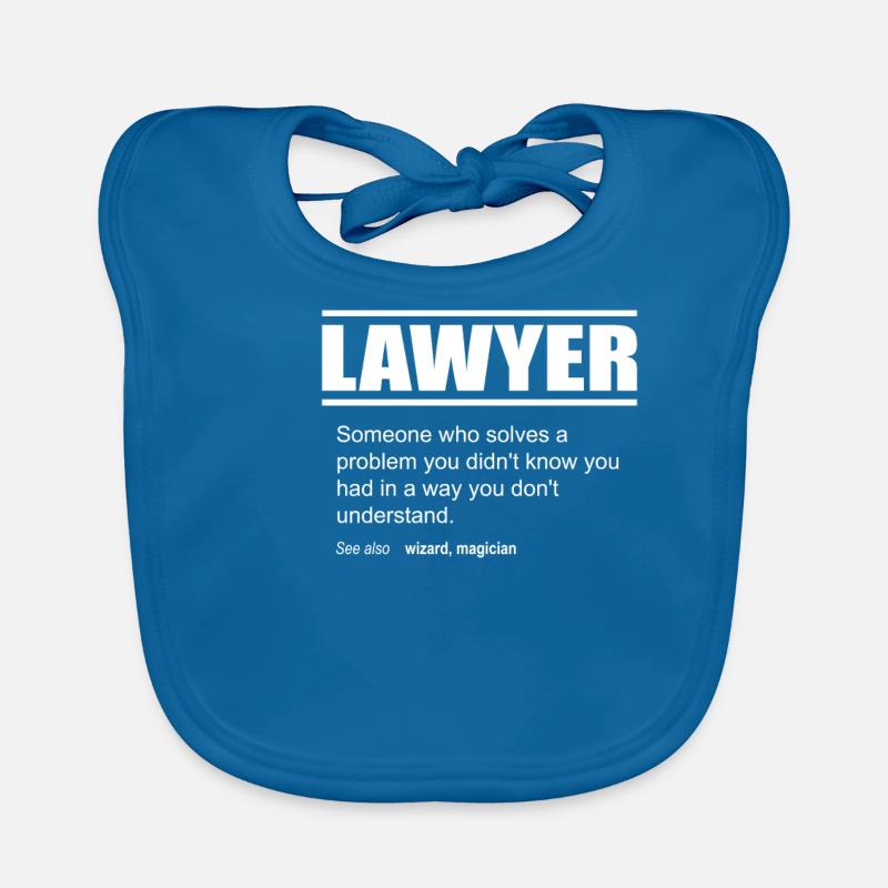 Description drôle Tea Lawyer Edition Bavoir bio Bébé