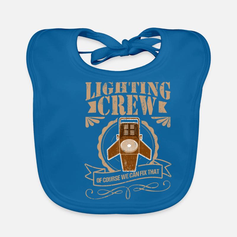 Technicien en éclairage Crew Light Event Gift Bavoir bio Bébé