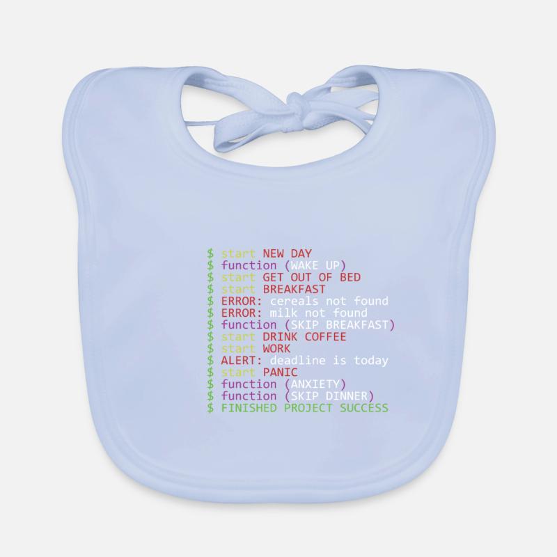 Monday Programmer Baby Bio-Lätzchen