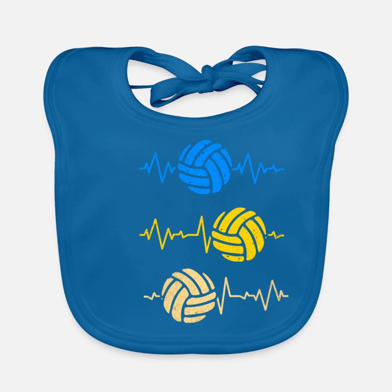 Volleyball Organic Baby Bibs