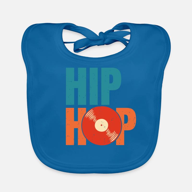 Hip Hop Music Rap Chanting Gift Organic Baby Bibs