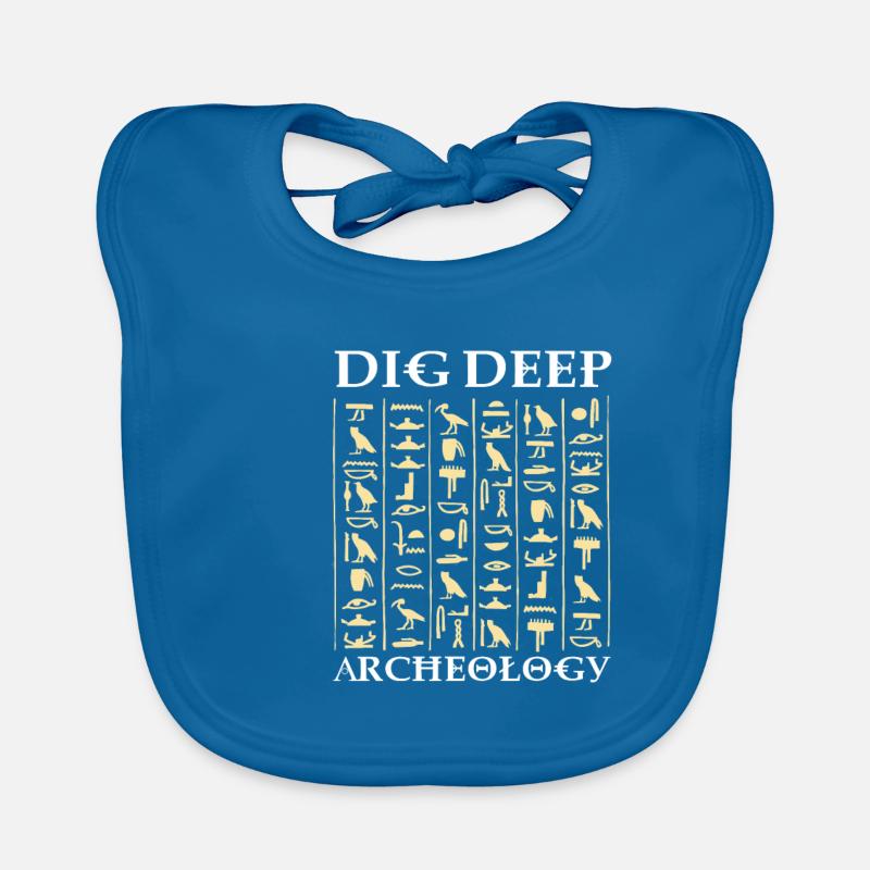 dig texture archäologie entdecken geschenk Baby Bio-Lätzchen